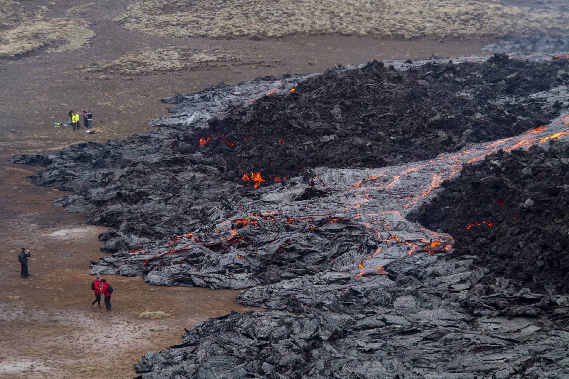 Jarðeldar á Reykjanesi - mynd