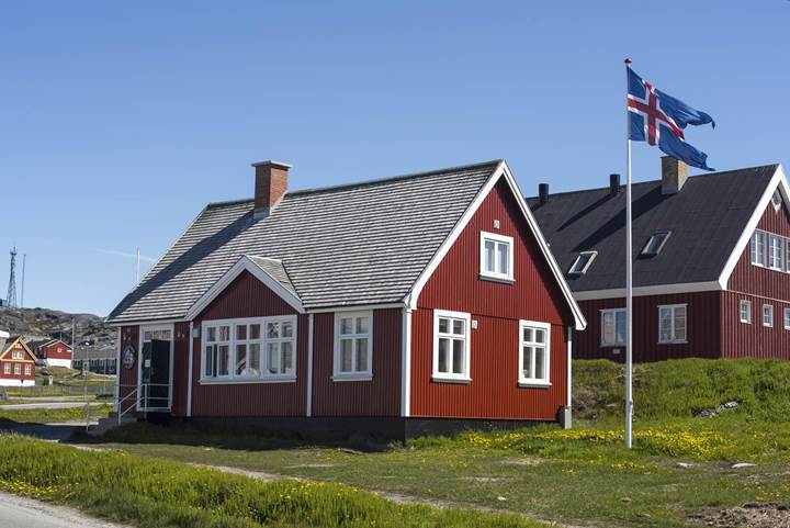 Húsnæði aðalræðisskrifstofu Íslands í Nuuk