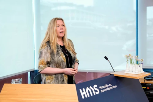 Hrafnhildur Sif Hrafnsdóttir verkefnisstjóri Asks hjá HMS var fundarstjóri