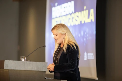 Áslaug Arna Sigurbjörnsdóttir er ráðherra netöryggismála.