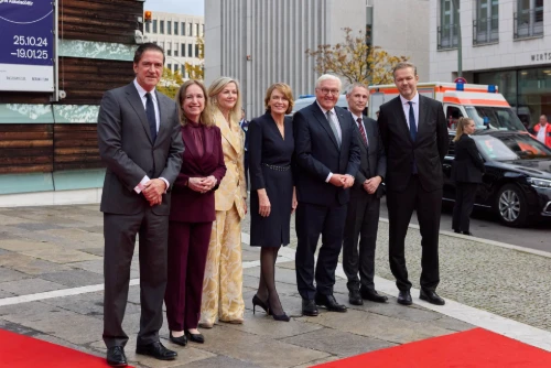 Sendiherrar Norðurlandanna ásamt Frank-Walter Steinmeier forseta Þýskalands og eiginkonu hans Elke Büdenbender.