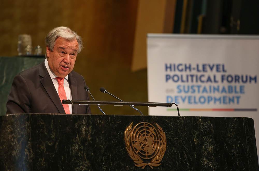 Antonio Guterres aðalframkvæmdastjóri Sameinuðu þjóðanna. Ljósmynd: Kiara Worth/SÞ - mynd