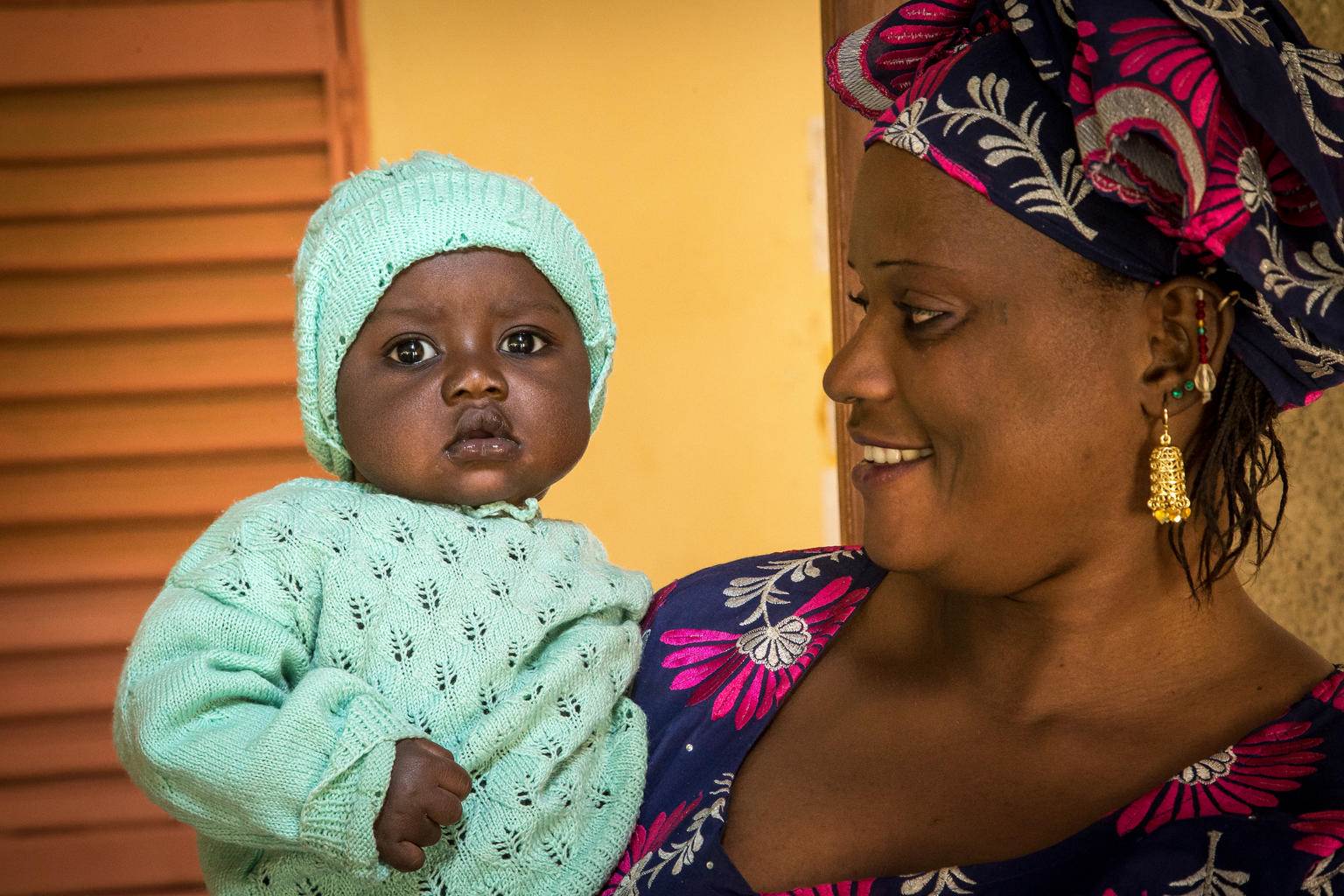 Framlög frá Íslandi björguðu lífi barna í Malí. Ljósmyndir: UNICEF - mynd