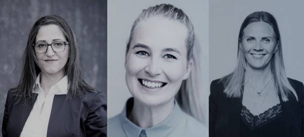 Nýliðun í stjórn UN Women: Anna Steinsen,  Fida Abu Libdeh og Áslaug Eva Björnsdóttir.  - mynd