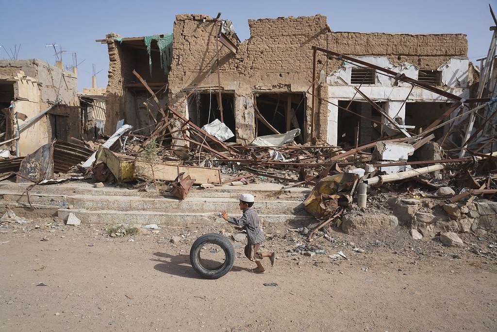 Ljósmynd frá Jemen: OCHA/G.Clarke - mynd