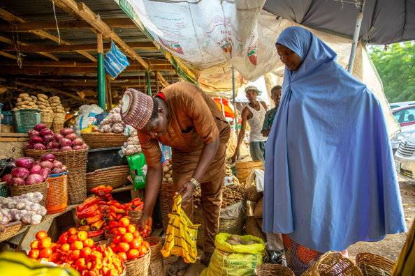 Útimarkaður í Kano, Nígeríu. Ljósmynd: WFP/Arete/Adetona Omokanye - mynd