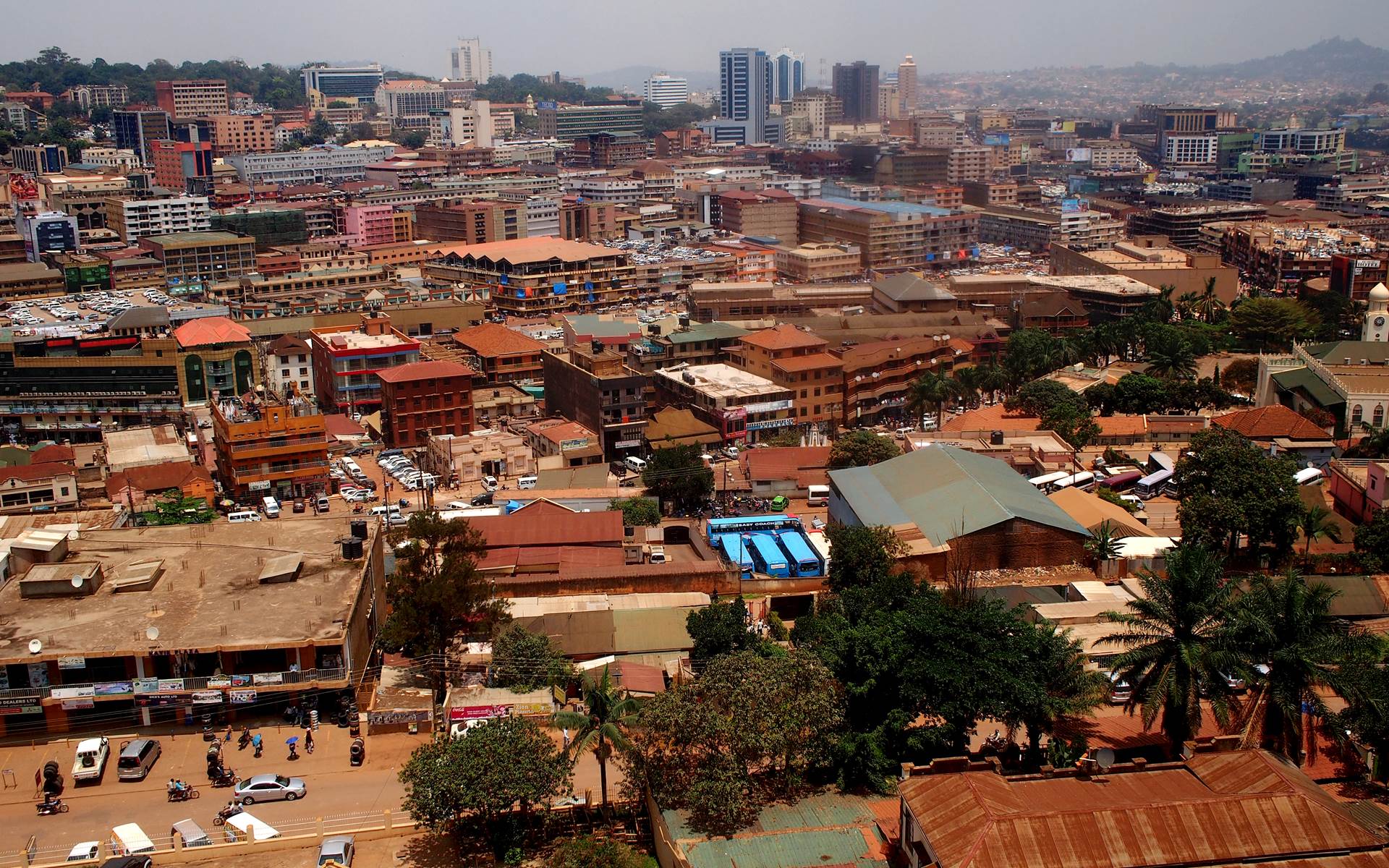 Kampala höfuðborg Úganda. Ljósmynd: gunnisal - mynd