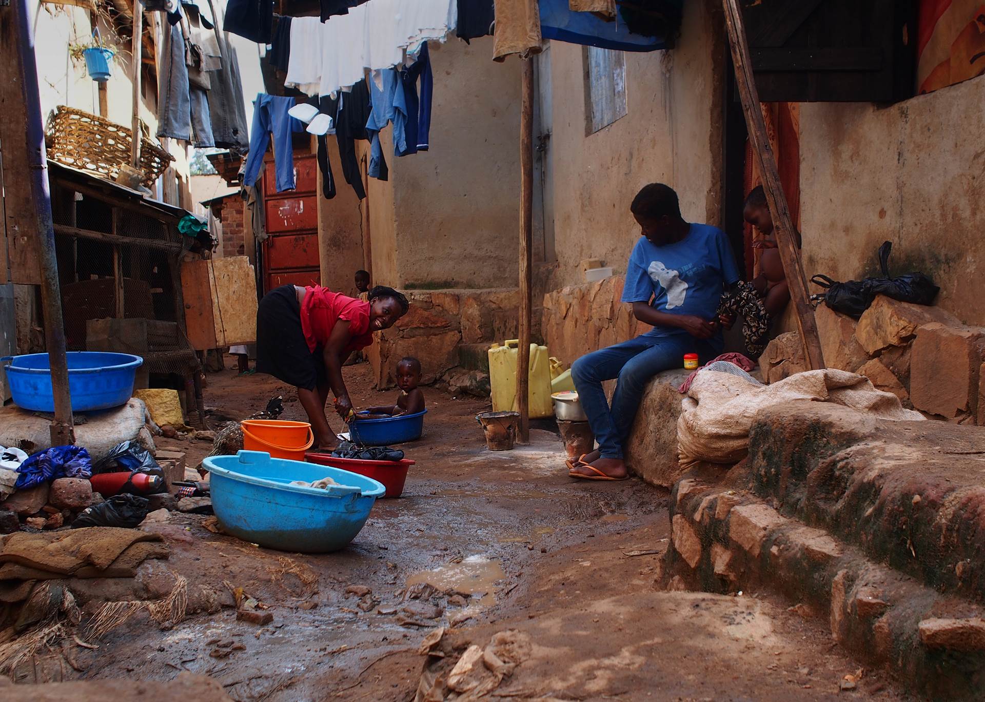 Fátækrahverfi í Kampala, Úganda. Ljósmynd: gunnisal - mynd