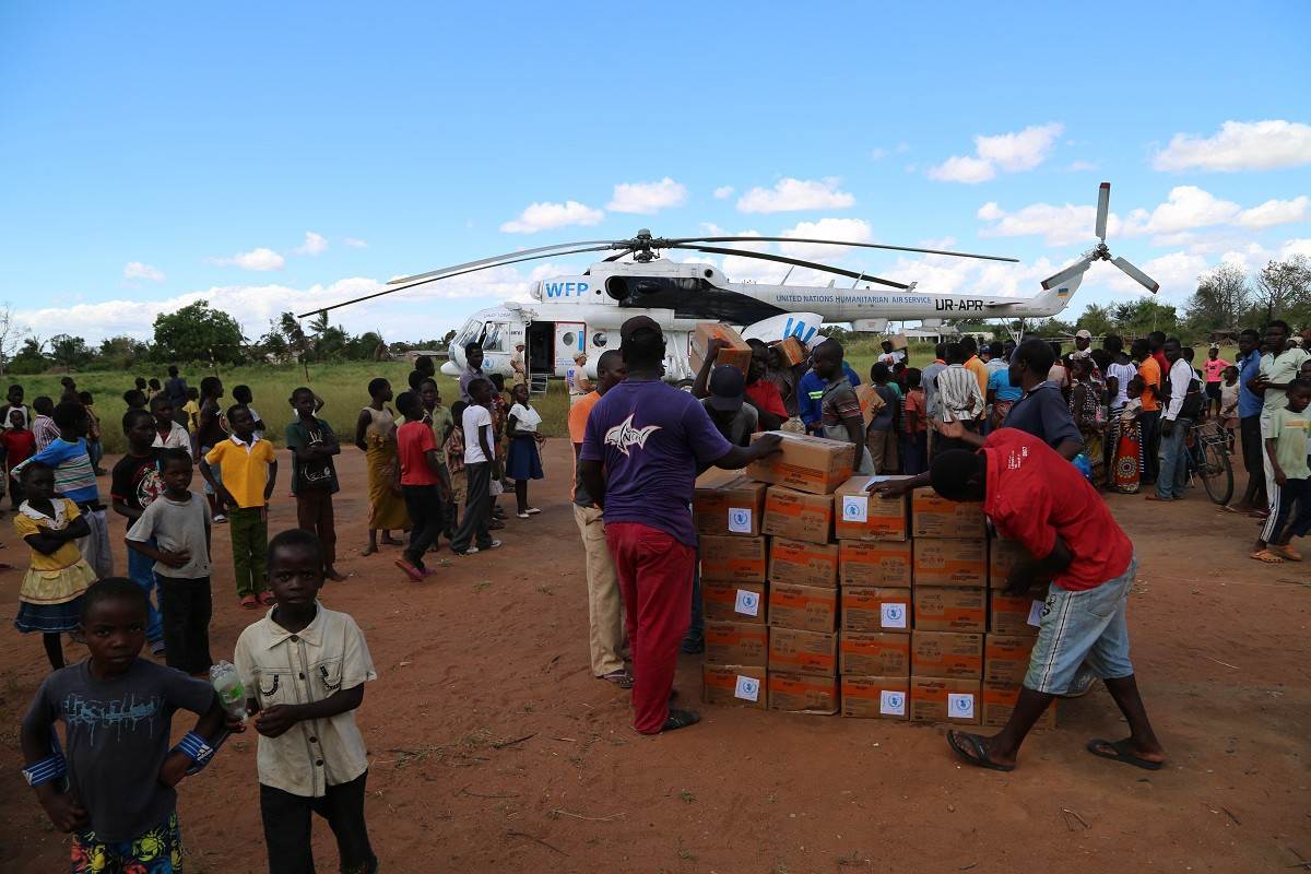 WPF er með umfangsmikið starf á hamfarasvæðunum. Ljósmynd: WFP/Alexis Masciarelli - mynd