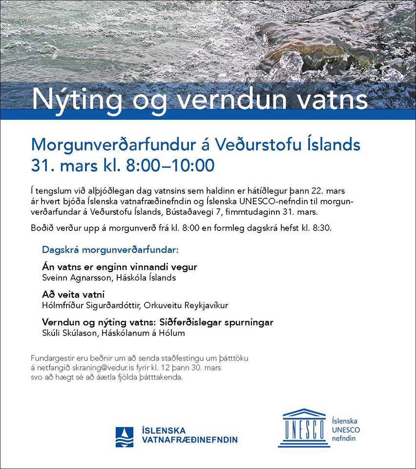 Nýting og verndun vatns - mynd