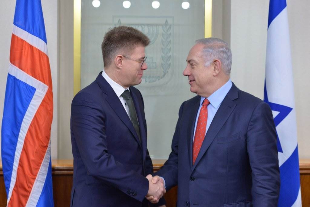 Gunnar Bragi og Netanyahu - mynd