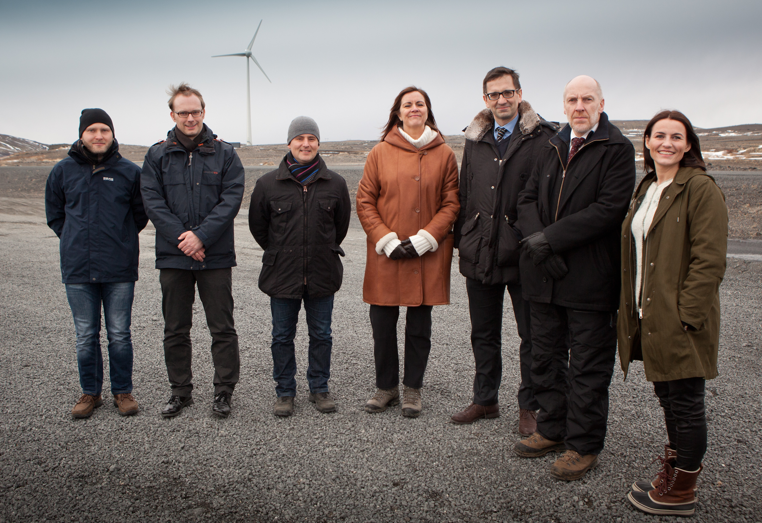 Vindmylla, ráðherra og góðir gestir