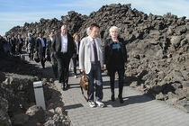 Ragnheiður Elín Árnadóttir og Nobuteru Ishihara B