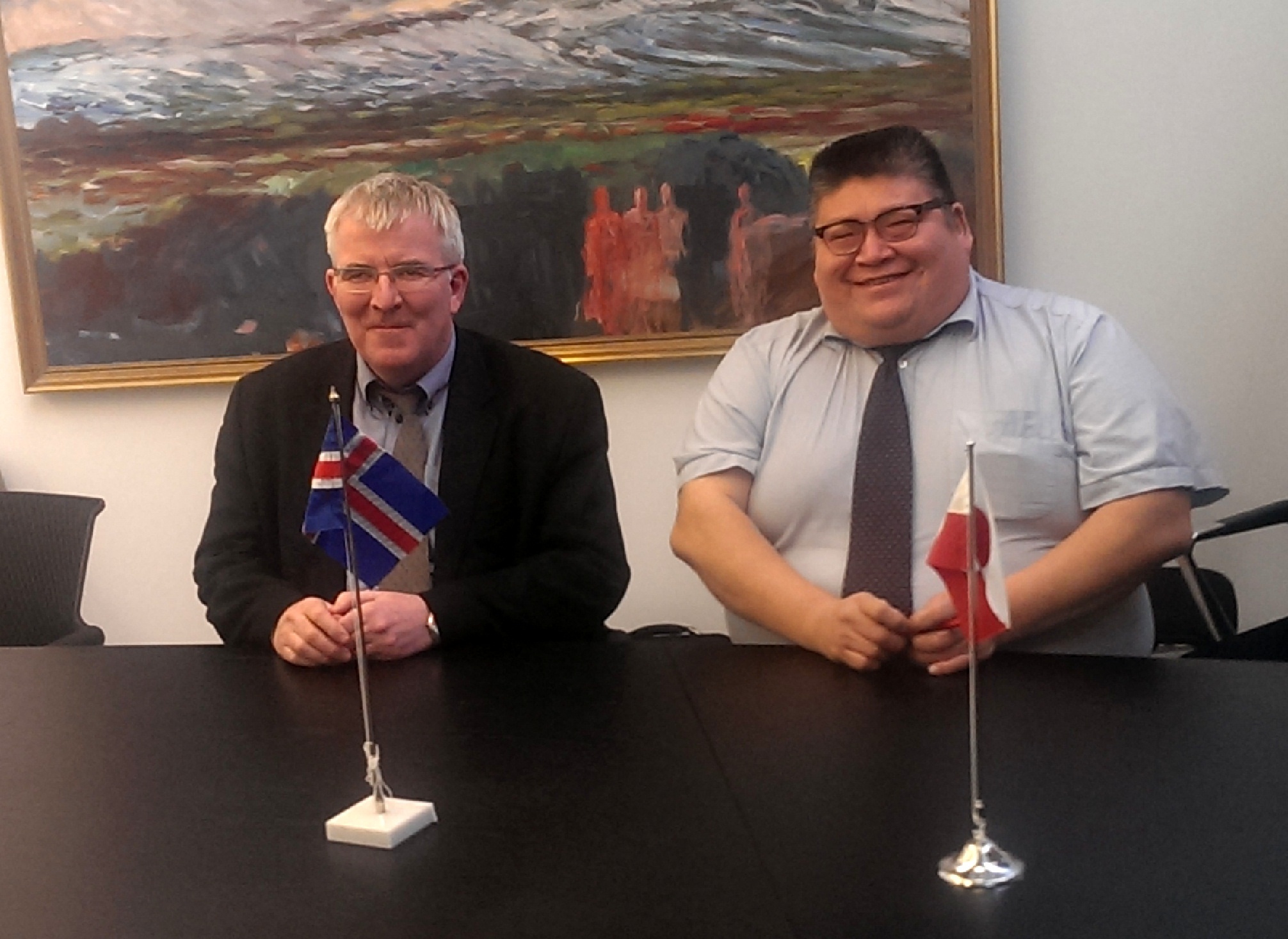 Jóhann Gudmundsson og Emanuel Rosing