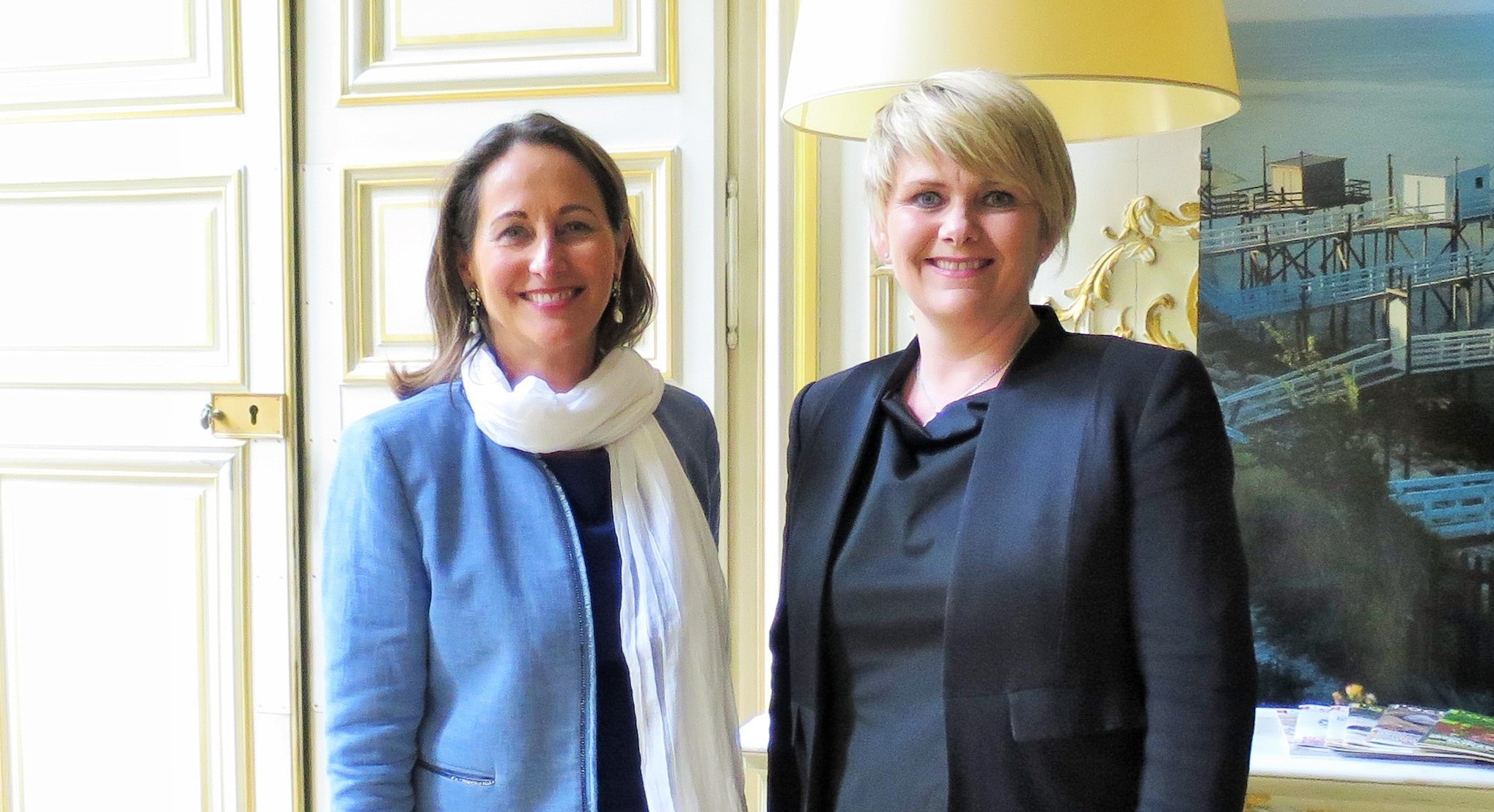 Ségolène Royale og Ragnheiður Elín