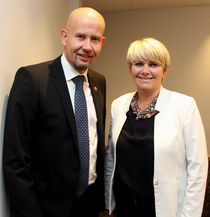 Ragnheiður Elín og Tord André Lien Ragnheiður Elín og Tord André Lien