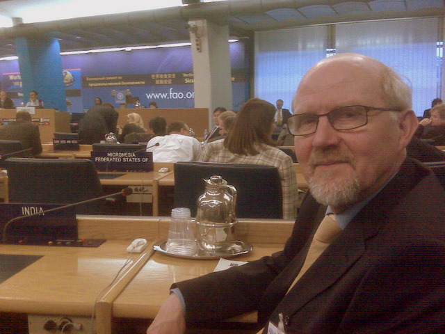 Jón Bjarnason á FAO fundi í Róm 2009