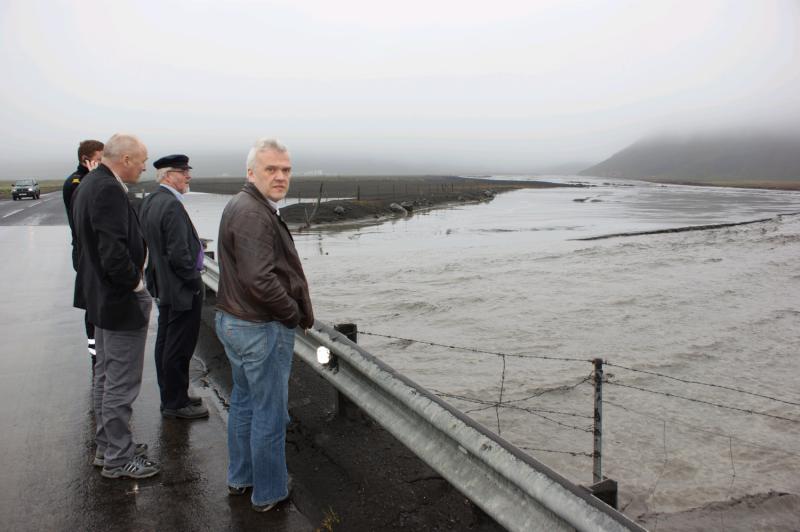 Flóð í Svaðbælisá maí 2010