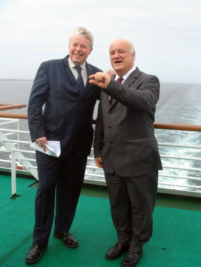 Einar K. Guðfinnsson og Joe Borg júní 2006