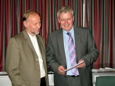 Jakob K. Kristjánsson og Einar K. Guðfinnsson