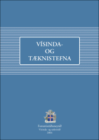 Vísinda og tæknistefna - forsíða skýrslu