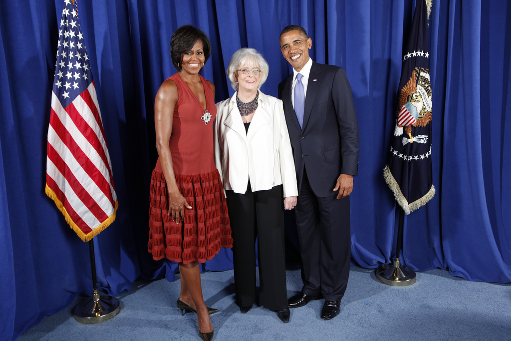 Michelle Obama, Jóhanna Sigurðardóttir og Barack Obama