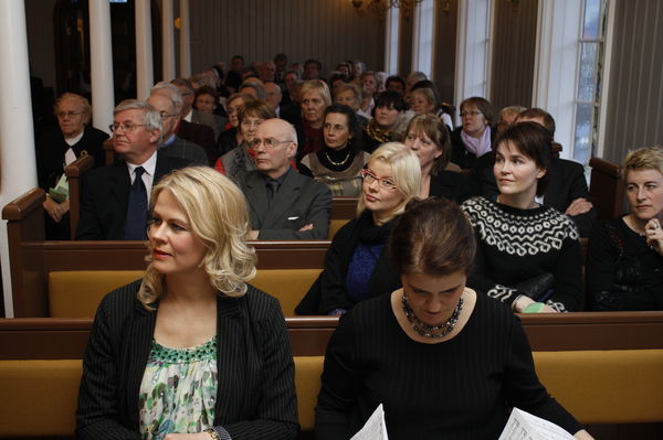 Kirkjukvöld í Sauðákrkrókskirkju var vel sótt.