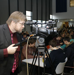 Fjölmiðladeild Flensborgarskóla sér um vefinn netsamfelag.is.