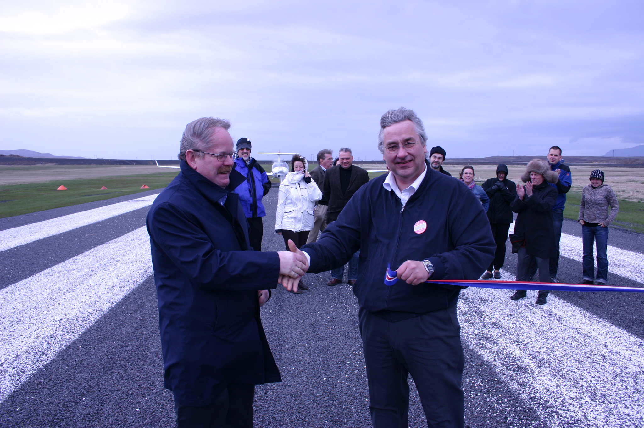 Flugbraut vígð á Sandskeiði