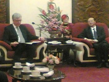 Sturla Böðvarsson og Shao Qiwei