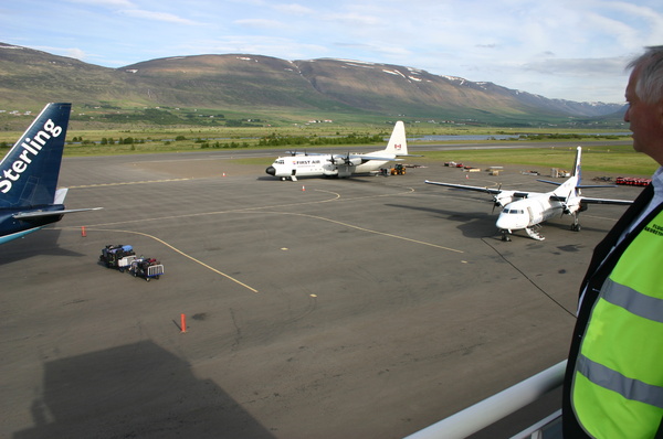 Aukin flugumferð um Akureyrarflugvöll.