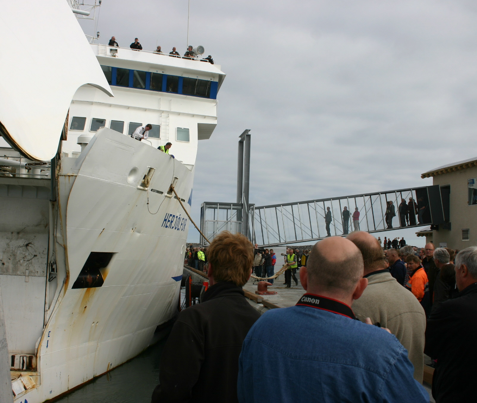 Landeyjahöfn var vígð 20. júlí 2010.