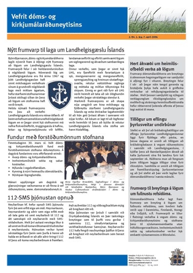Vefrit dóms- og kirkjumálaráðuneytisins 2. tbl. 1. árg