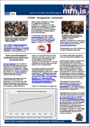 Vefrit menntamálaráðuneytis 7. tbl. 2006