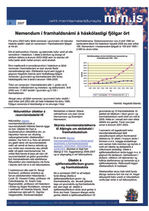 Vefrit menntamálaráðuneytis - 8. tbl. 2007