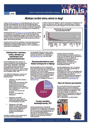 Vefrit menntamálaráðuneytis - 11. tbl. 2006