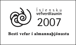 Íslensku vefverðlaunin 2007