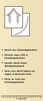 Húsaleigubótabæklingur - 9. útgáfa