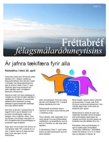 Fréttabréf félagsmálaráðuneytisins