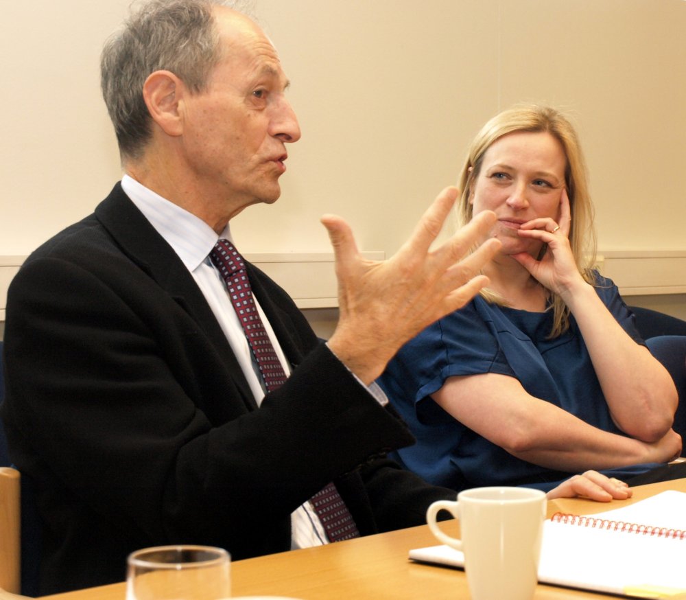 Sir Michael Marmot og Eygló Harðardóttir, félags- og húsnæðismálaráðherra