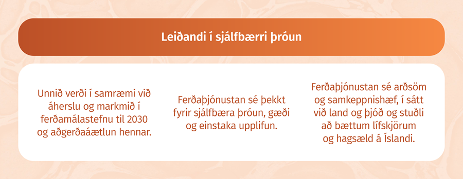 Leiðandi í sjálfbærri þróun